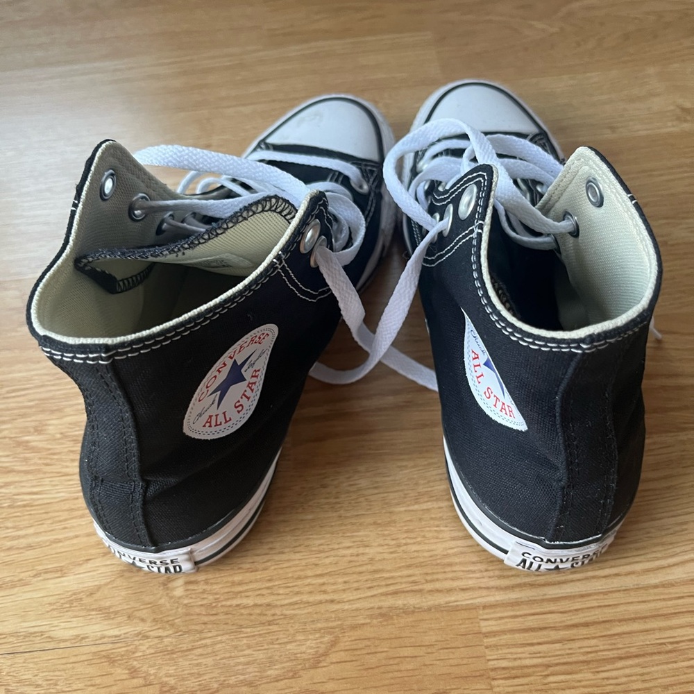 Converse Black and White High-Tops